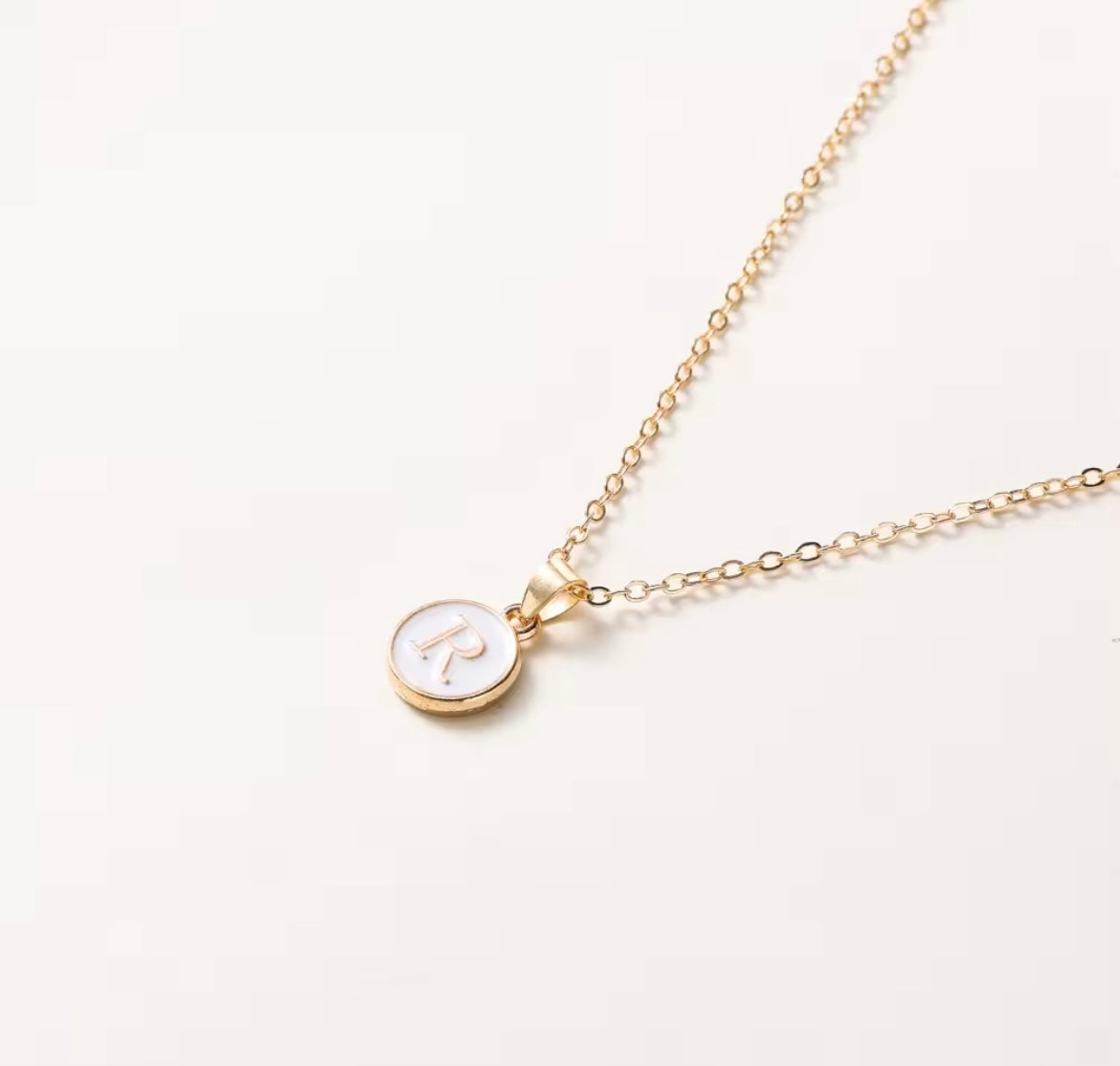 Letter Pendant Necklace