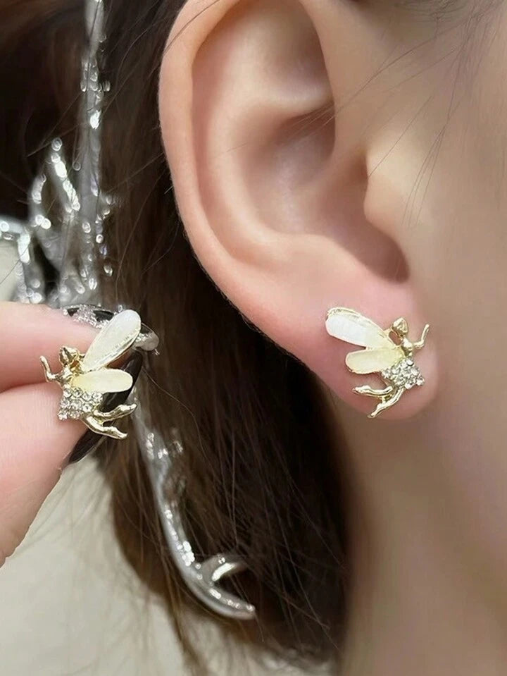 Angel earrings