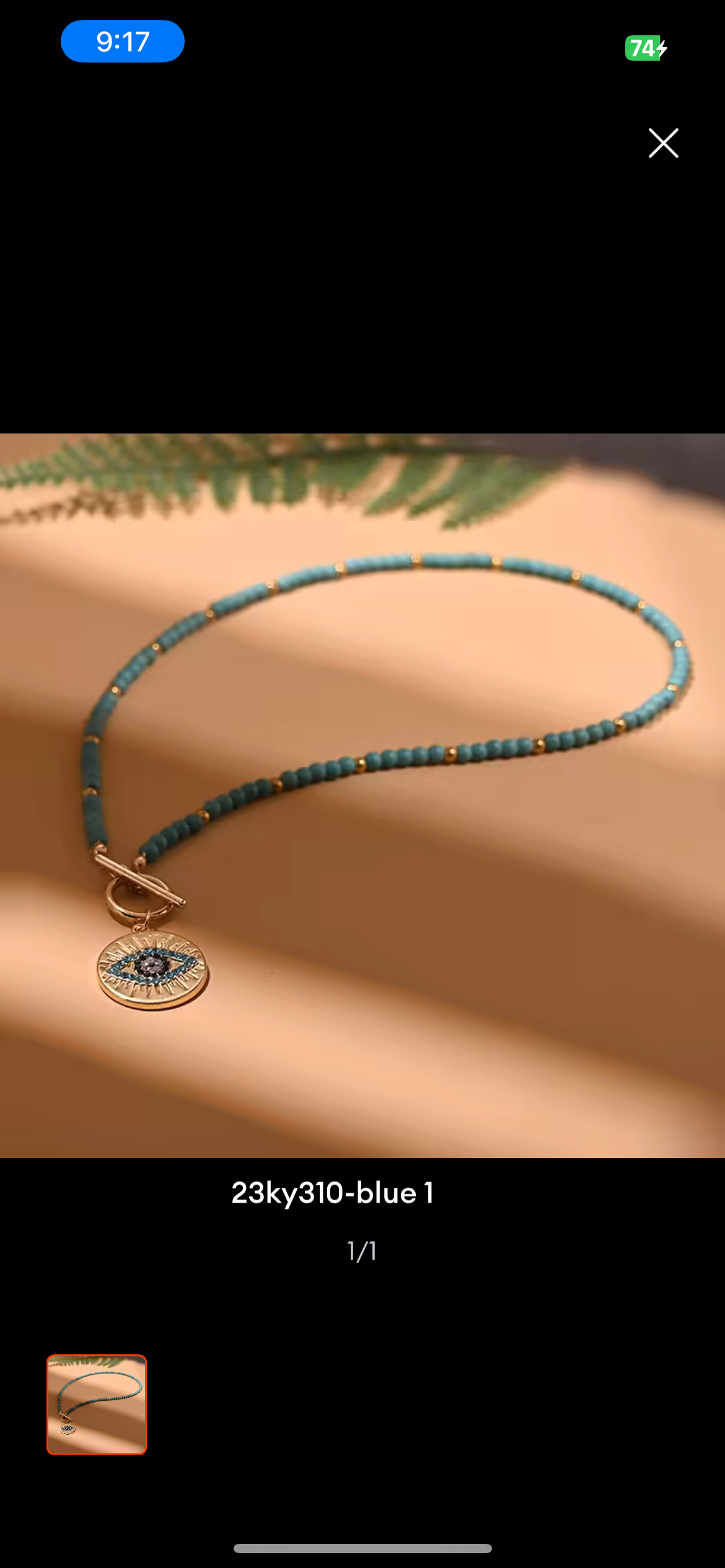 Evil eye Neckpiece