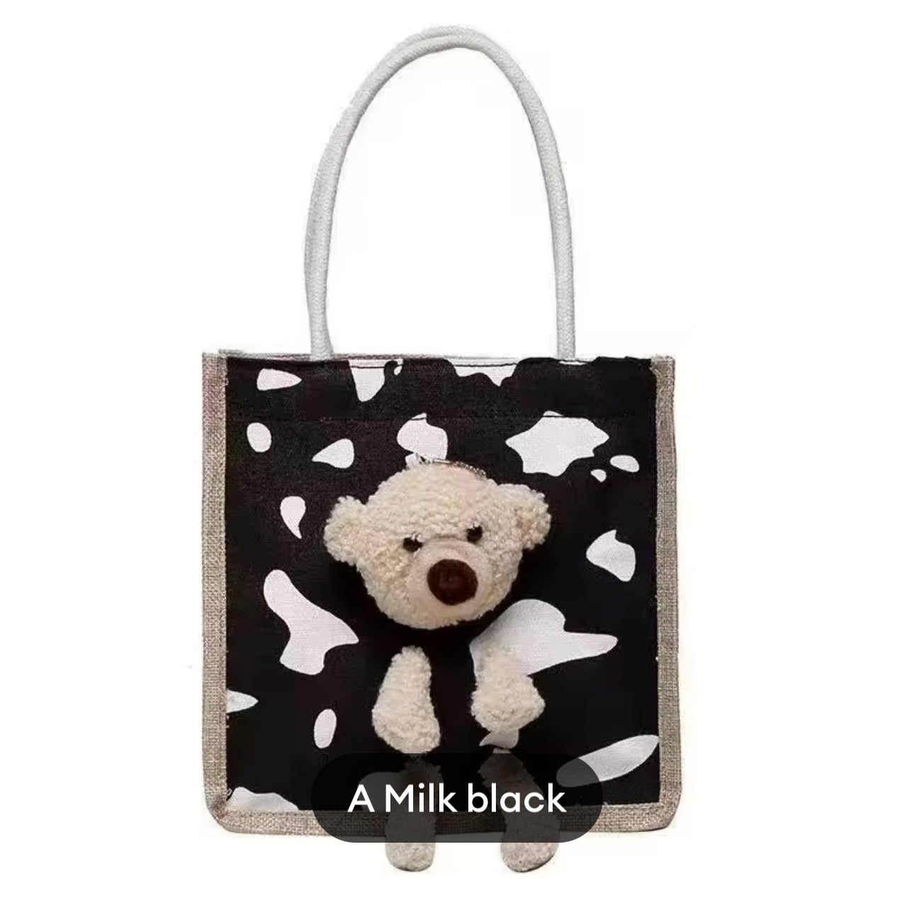 Canvas Teddy Bag