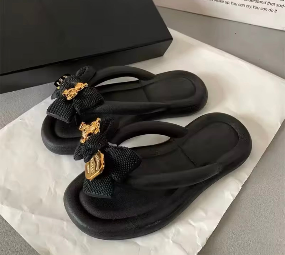 Bow Smart Slippers