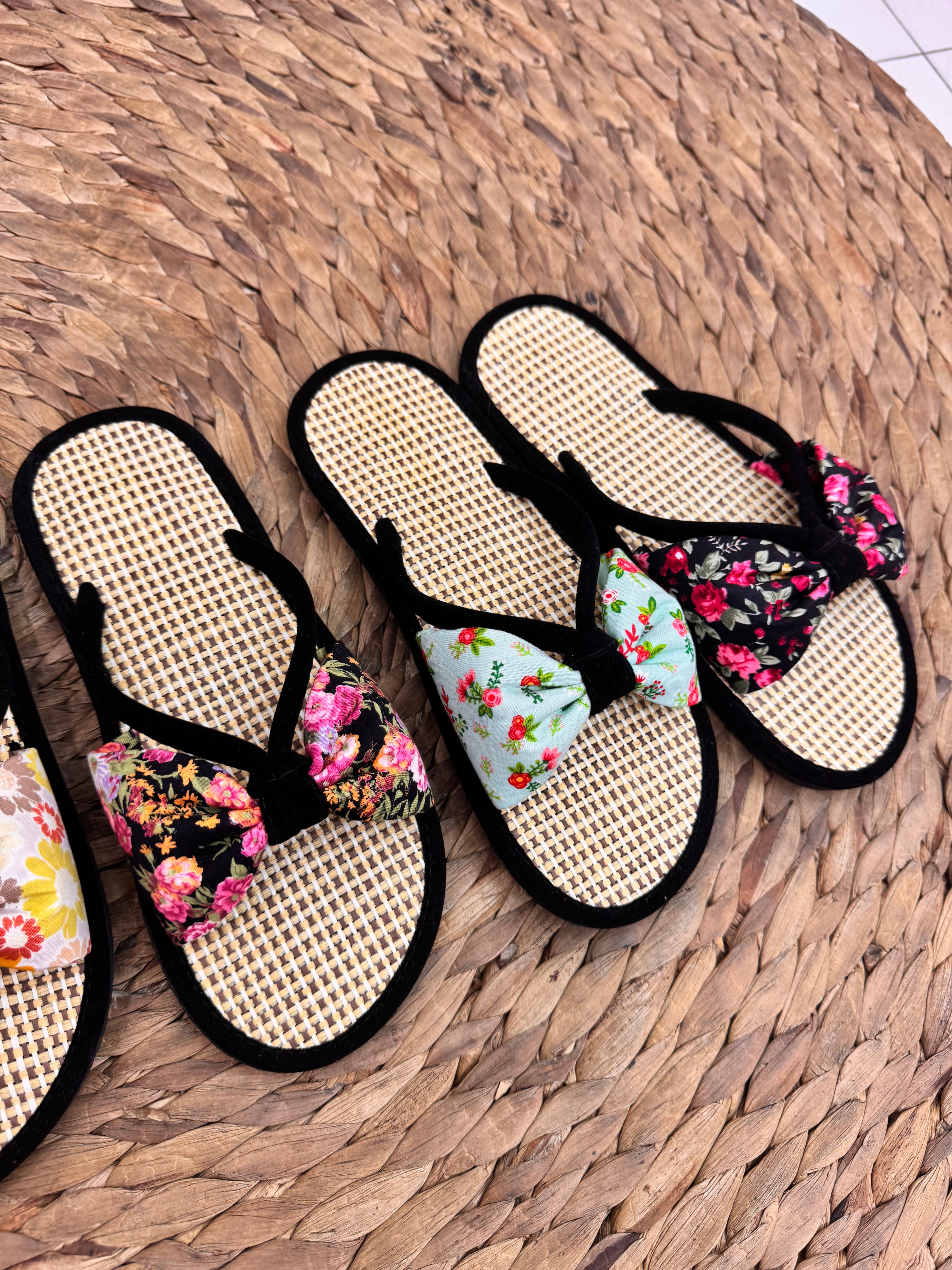 Floral beach flips