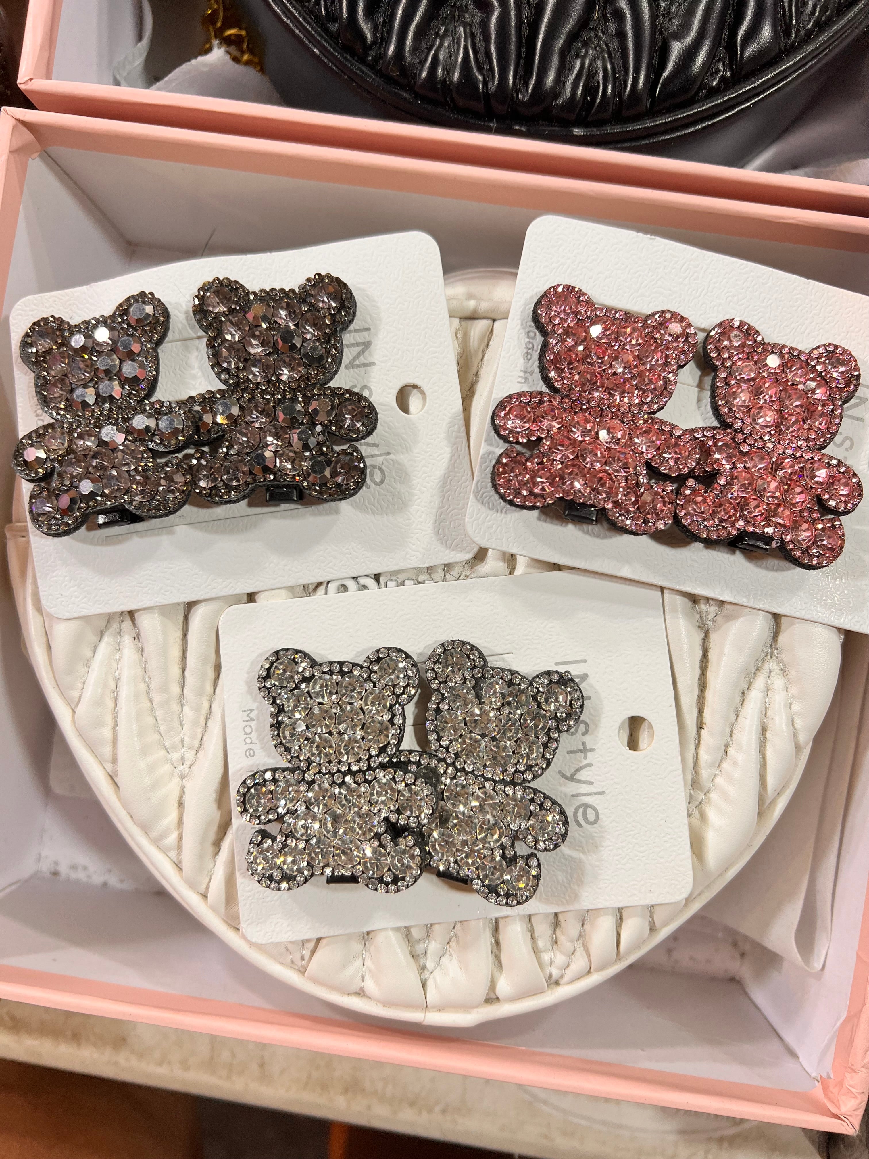 Teddy Rhinestone Pin