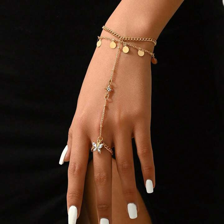 Dot finger bracelet