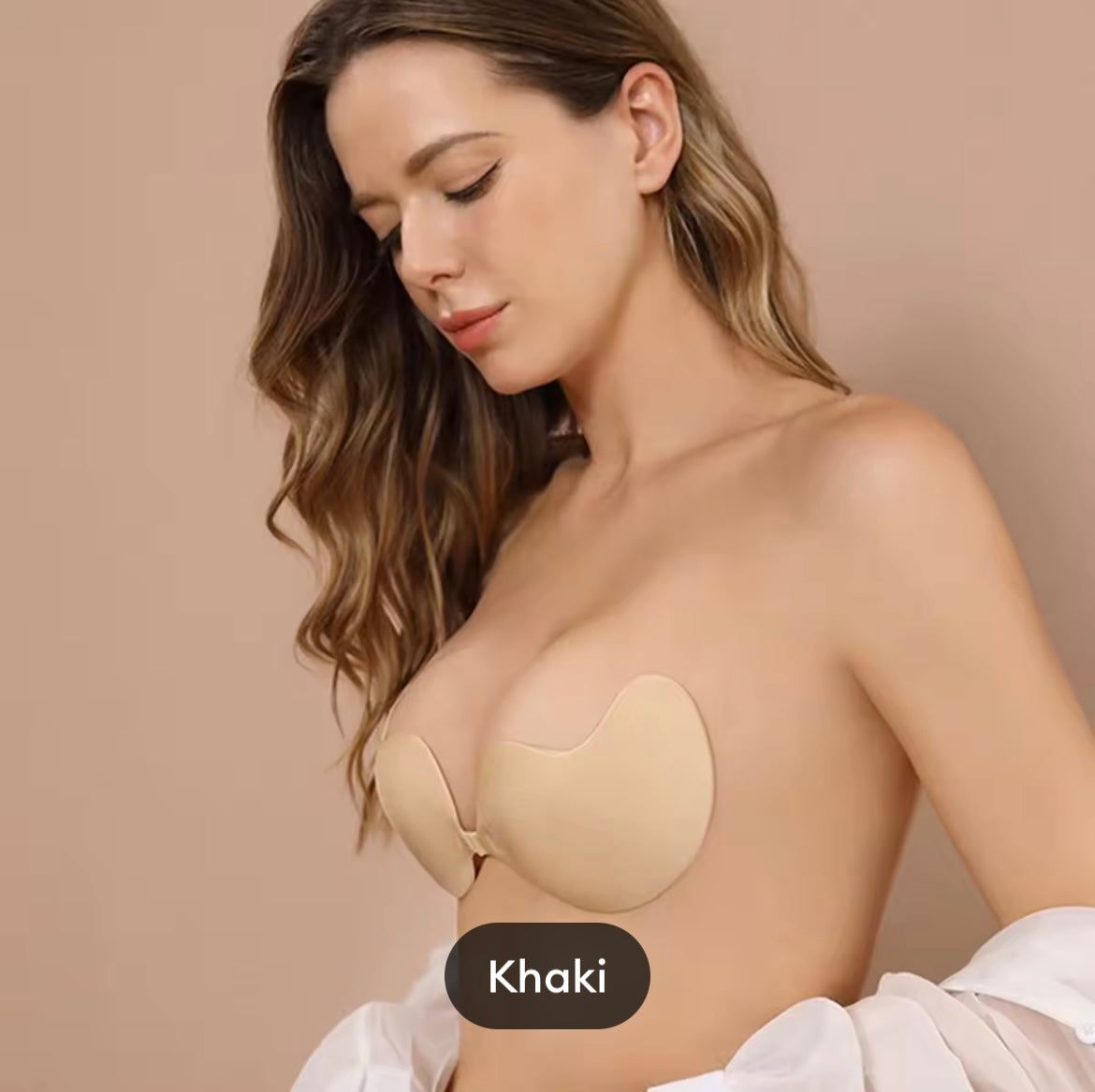 Strapless stickon Bra