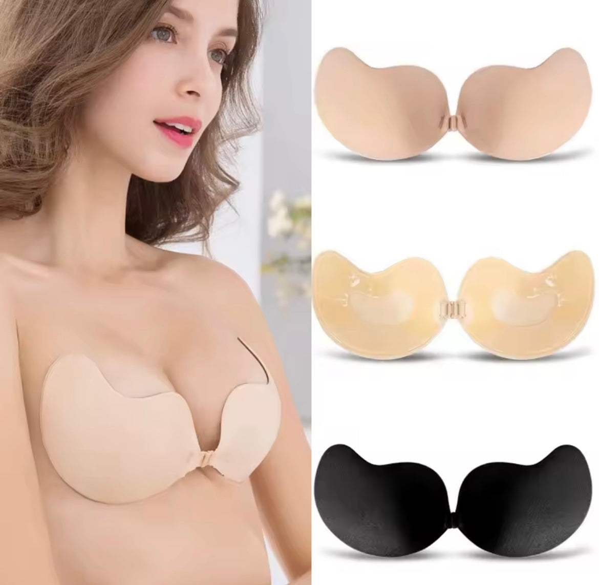 Strapless stickon Bra