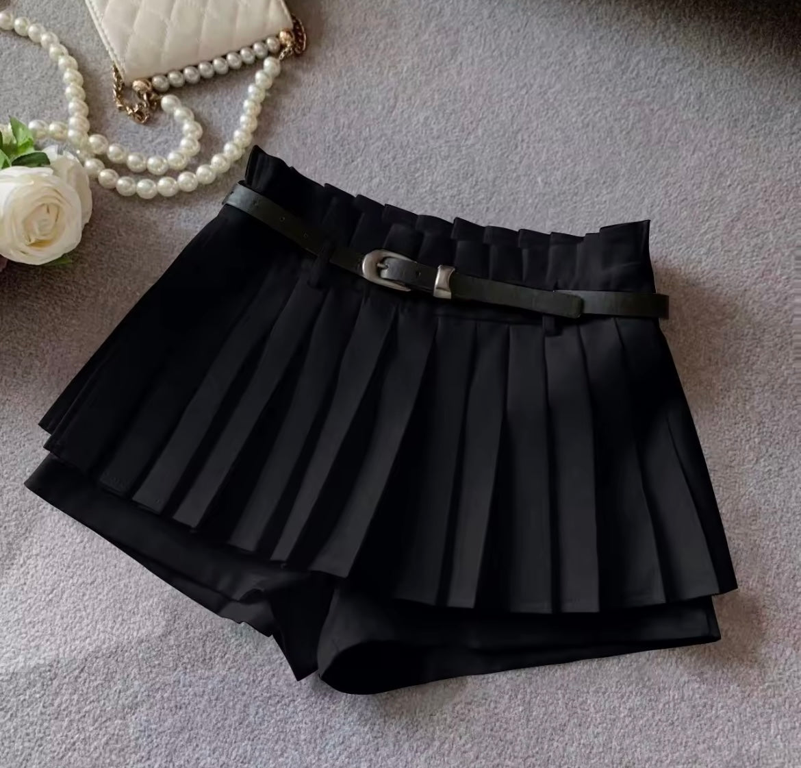 DS824 Skirt with belt