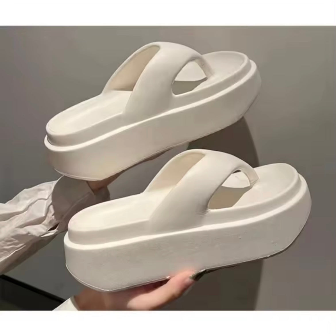 Platform boat slippers FF205