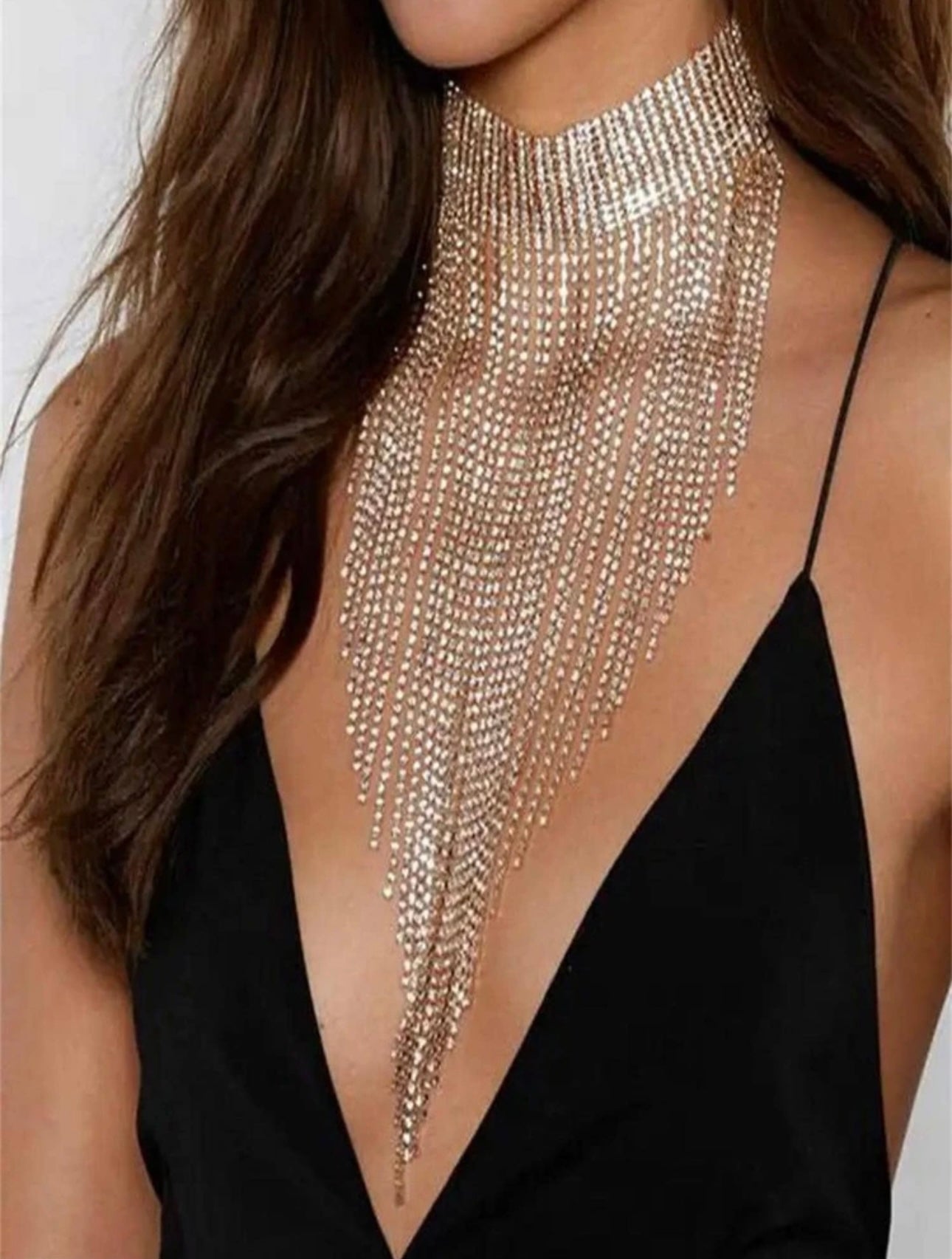 Rhinestone Neckpiece