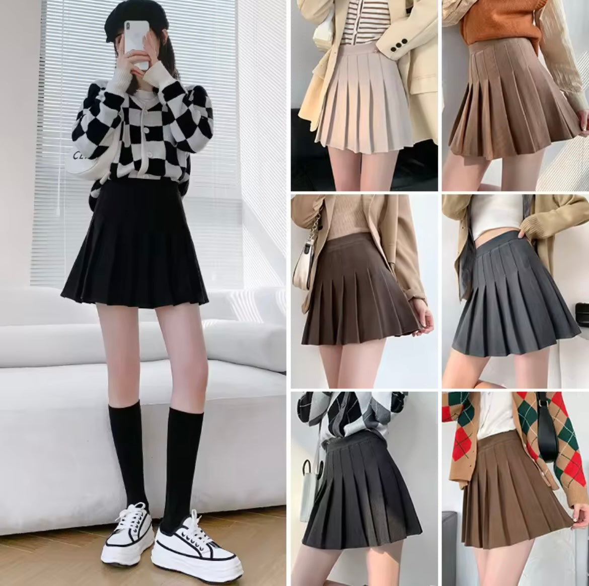 Pleated Skirt