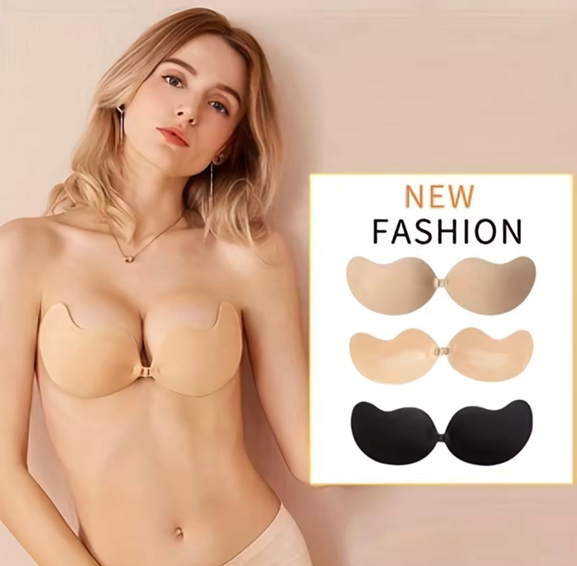 Strapless stickon Bra