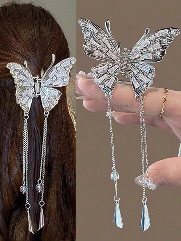 Butterfly tassel Clutcher